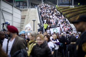 Civil Society Groups walk out of Warsaw talks. Credit: Luka Tomac