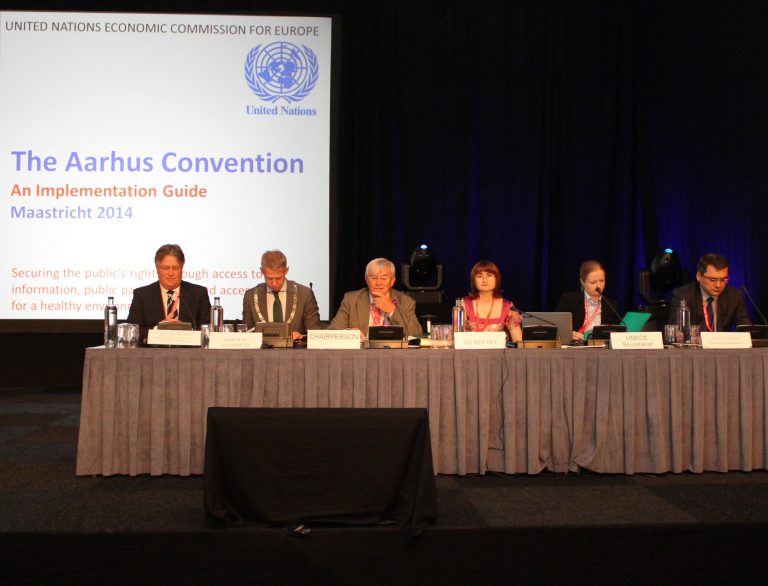 Aarhus implementation convention speakers discuss environmental rights
