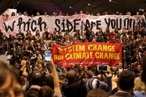 Hundreds of Civil society protests at UN climate conference