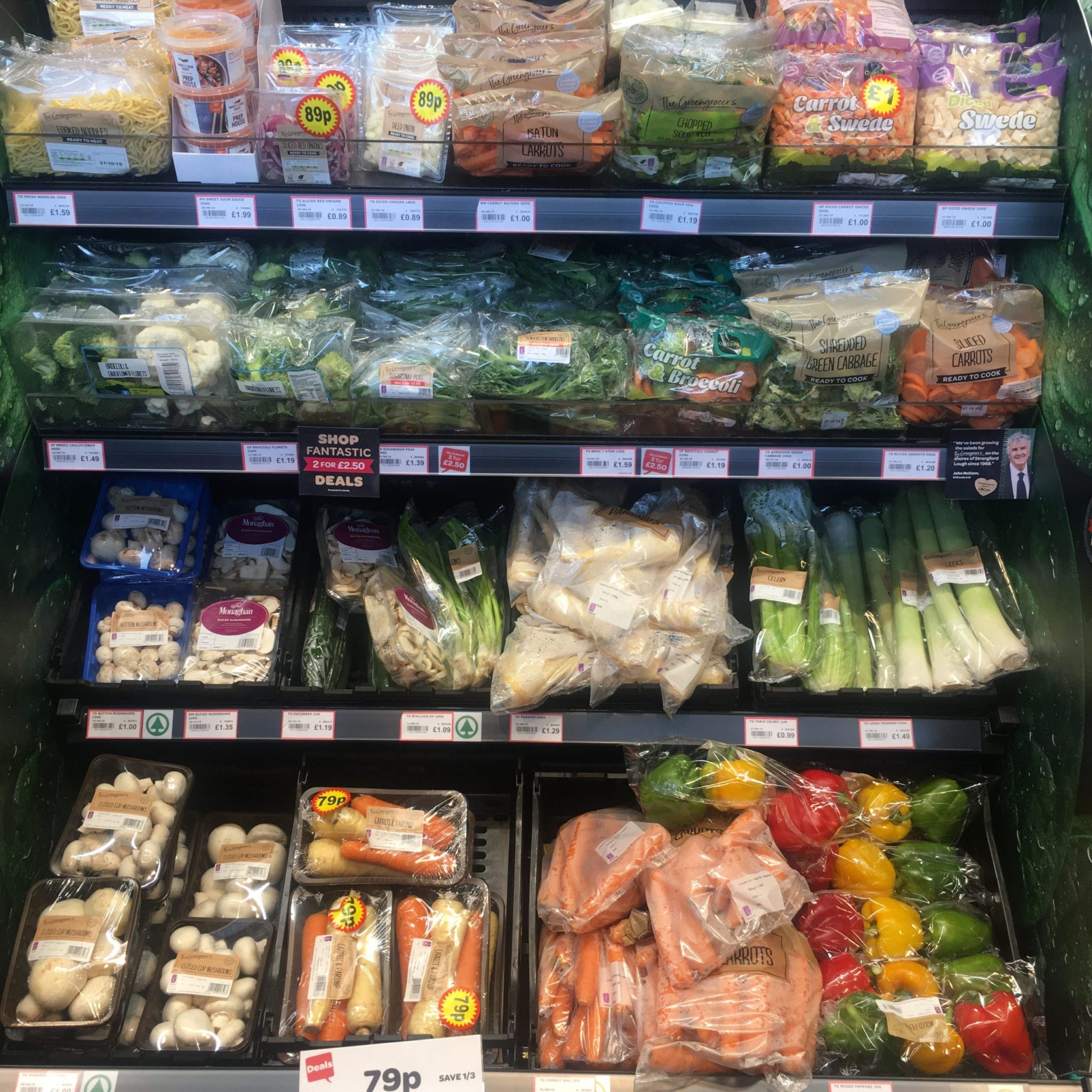 Supermarket food wrapped in plastic Friends of the Earth Scotland