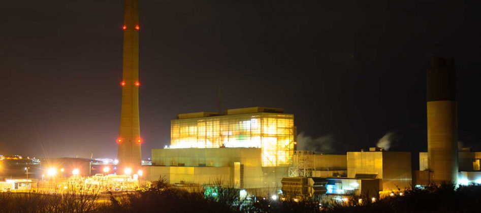 Peterhead Power Station at Night