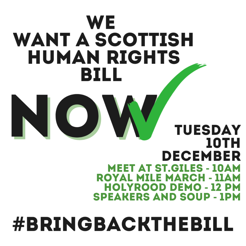 Human Rights Day of Action - Bring Back the Bill - Friends of the Earth ...