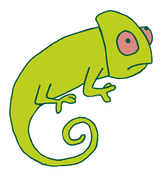 Chameleon illustration
